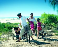 Family fun on bikes