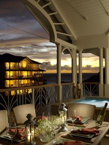 Landings Balcony Dusk