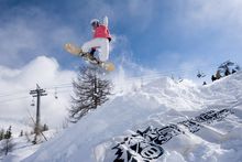 Snowcamp Clio gets some air with a little help from the Animal team