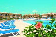 Many properties overlook the communal pools