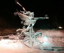Ice statue