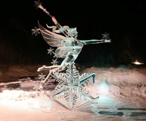 Ice statue