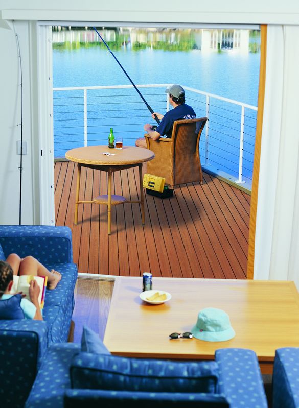 Fish off your private balcony