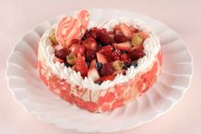 Deli Kool Heart Shaped Cake