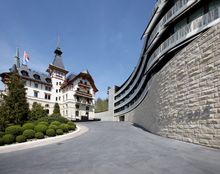 The historic Zurich landmark transformed by world-renowned London architects Foster and Partners in a US0 million facelift wa