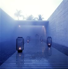 SALA Spa walkway