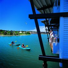 How close is that water to your very own balcony?