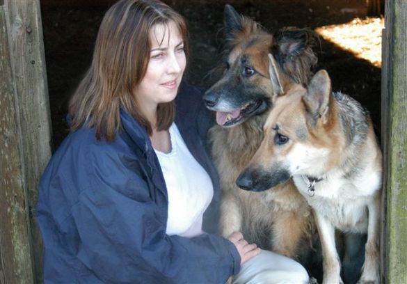 Debbie & dog