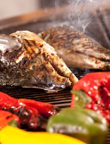 Grilled Fish Head