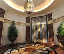 The Langham, Yangtze Boutique, Shanghai,  art deco entrance