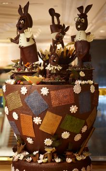 Cafe Kool Chocolate Art Piece