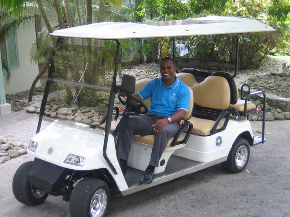 Jalousie Solar powered cart