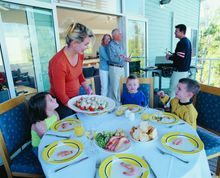 Dine on your own balcony