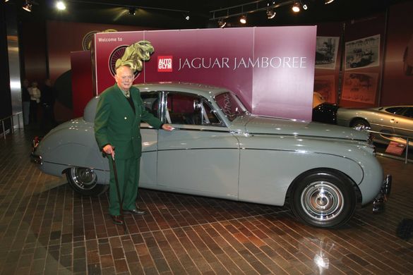 Lord Montagu at the launch of the new Beaulieu Jaguar Jamboree 