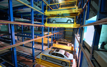 Inside the Automated Parking System at Emirates Financial Towers in Dubai. 
