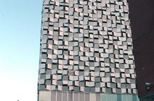 Q Park/Cheesegrater, as seen from Charles Street. 