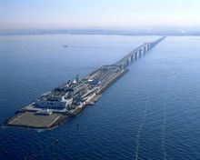 The Floating Car Park in Tokyo Bay. 
