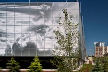 External view of SAIT Polytechnic Parkade. 