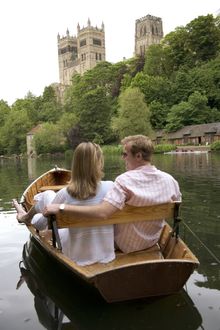 Romantic row on Durham's River Wear - no.1 place for a date (CVisitBritain)