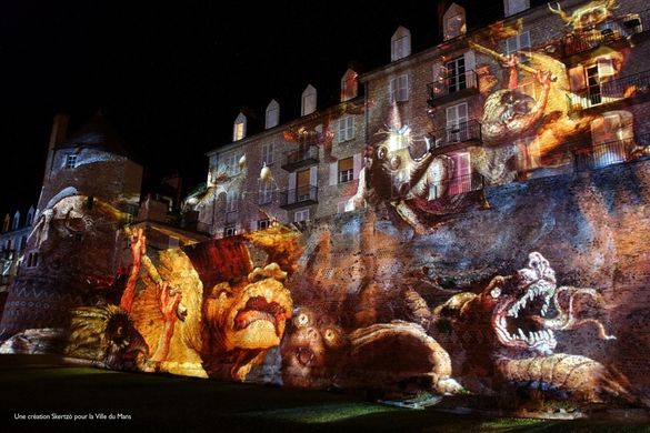 Gilles Mouss�, une cr�ation Skertzo pour la Ville du Mans