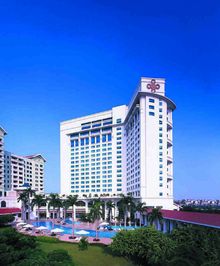 The Hanoi Daewoo nestled in seven lush green acres of the diplomatic district in the capital of Vietnam