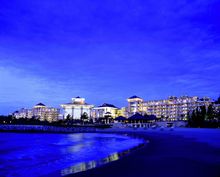The Empire Hotel & Country Club, Brunei features 420 rooms and 47 suites, alongside a Jack Nicklaus-designed championship golf c