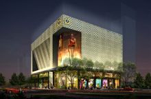 Night perspective of Knightsbridge, the new retail concept to be launched at Grand Park Orchard, Singapore, next year