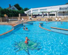 Hendras outside pool