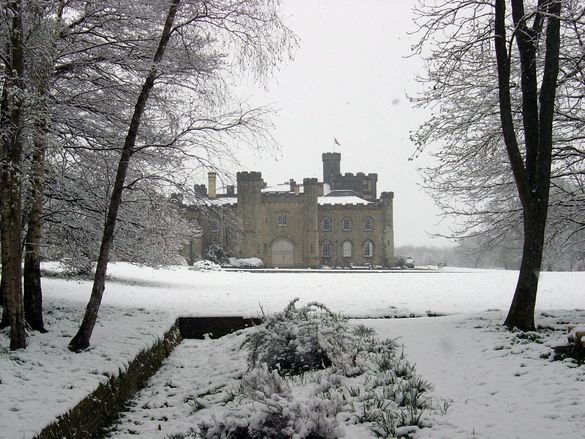 snowy castle