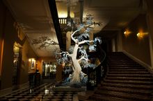 CLARIDGES CHRISTMAS TREE DESIGNED BY JOHN GALLIANO FOR DIOR