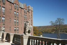 The Thayer View of Hudson River, from hotel'sPatio
