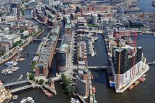 Aerial view HafenCity 1