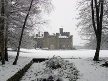 snowy castle