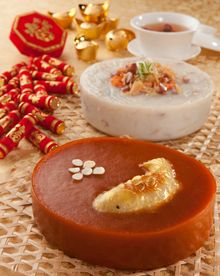 SkyCity Marriott - Man Ho Chinese Restaurant - Chinese New Year Pudding & Turnip Cake
