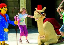 Camel and kids - Legoland Windsor