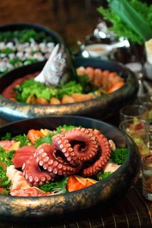 Sushi and Sashimi.