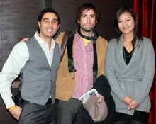 Andrew Bird with Hotel G General Manager Alex Chakrabarti