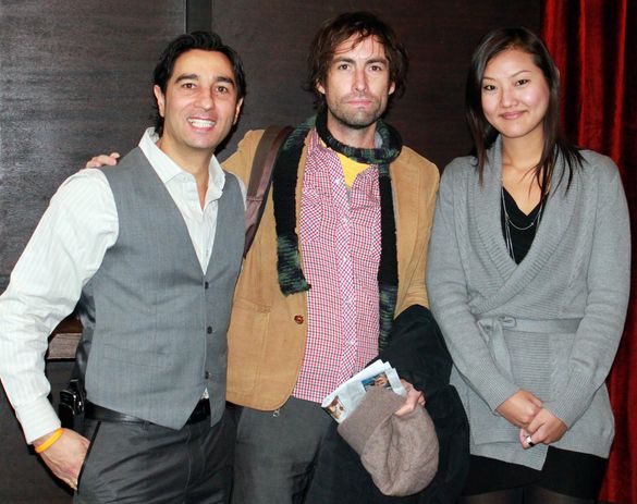 Andrew Bird with Hotel G General Manager Alex Chakrabarti