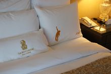 Jeff Thomson's Pillow at The Ritz-Carlton, Kuala Lumpur