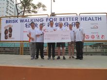 From left to right, Louis Tay of Bukit Panjang CSC, President, Asia of the Travel Corporation  Mr. Nicholas Lim,  Mayor of North