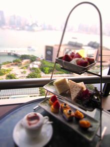 Afternoon tea at Sky Lounge