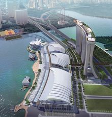Marina Bay Sands � Day Side View