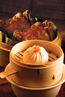 Steamed Pork Dumpling with Crab Roe