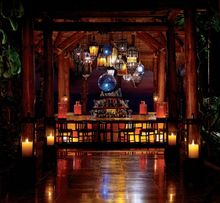 Tastings are hosted at Agua, an open-air, palapa-style restaurant serving a richly flavorful hybrid of Mediterranean fare with n