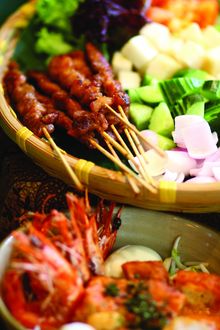 Local delights: Satay Bakar & Nonya Laksa