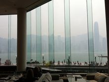 InterContinental Hong Kong - view on a hazy day