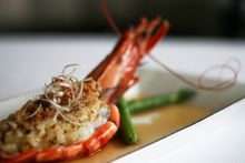 Baked Ocean King Prawn with Minced Garlic and Preserved Turnip