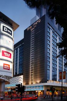 The exterior of The Mira Hong Kong 