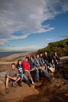 Sydney Coast Walks founder Ian Wells guides guests through Royal National Park