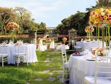 The historic Courtyard Terrace is considered one of the most elegant settings on Paradise Island, where guests dine around a can